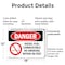 Signmission Diesel Fuel Combustible No Smoking Danger Sign, Plastic, 18in W x 12in L, 2PK OS-2PACK-DS-P-1218-L-2530 - alternate 4